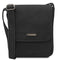 John - Leather crossbody bag for men with front zip